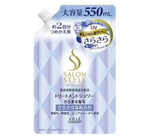 KOSE 살롱스타일 마사지 샤워B 보송보송 리필 550ml