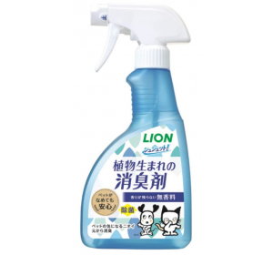 LION 슈슈토 식물 반려동물 탈취제 무향료 400ml