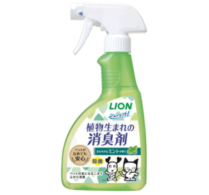 LION 슈슈토 식물 반려동물 탈취제 민트향 400ml