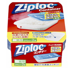 Ziploc 지퍼락 밥 저장 용기 290ml 2개