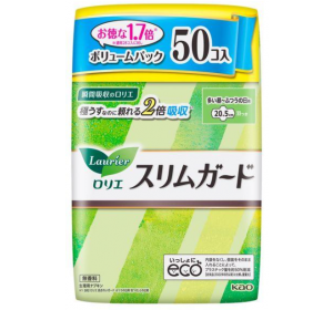 카오 로리에 보통양 슬림가드 날개형 생리대 50매입