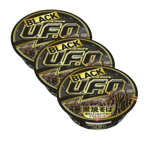 닛신 청일 UFO 오징어 먹물 야끼소바 (3개 세트)